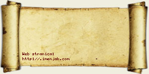 Anđela Čanak vizit kartica